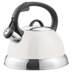 Mr. Flintshire 1.75 Quart Whistling Tea Kettle in Linen