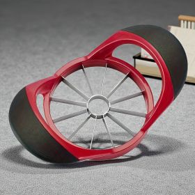 Apple Slicer Corer, Stainless Steel Upgrade 12 Sharp Apple Slicer Large, Ergonomic Plastic Handle Non-slip And Easy To Hold