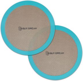 12-Inch Silicone Baking Round Mats Set of 2 - Non-Stick, Heatproof Up to 480°F, Flexible for Large Pizza, Cakes, Pastries, Bread, Stackable Storage