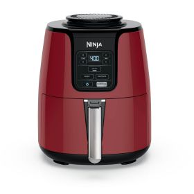 4 Qt Air Fryer, 3 Functions, Air Fry, Reheat, and Dehydrate, Dishwasher Safe, Non-Stick, AF100, Red